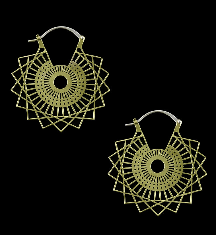 Clash Brass Earrings / Weights