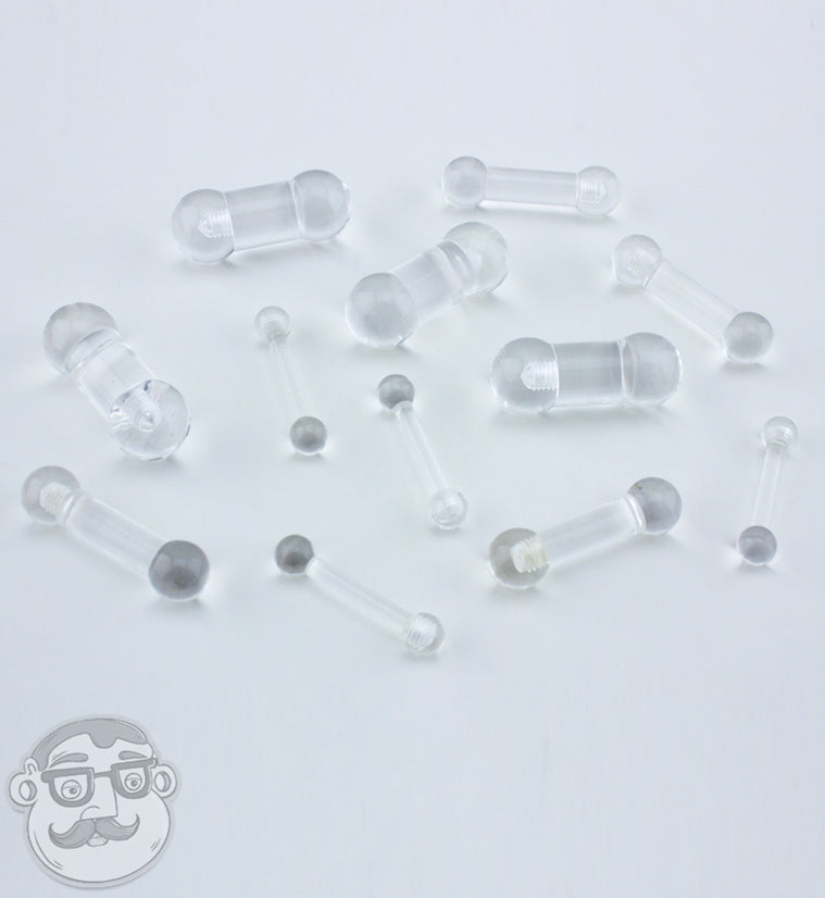 Clear Acrylic Barbell