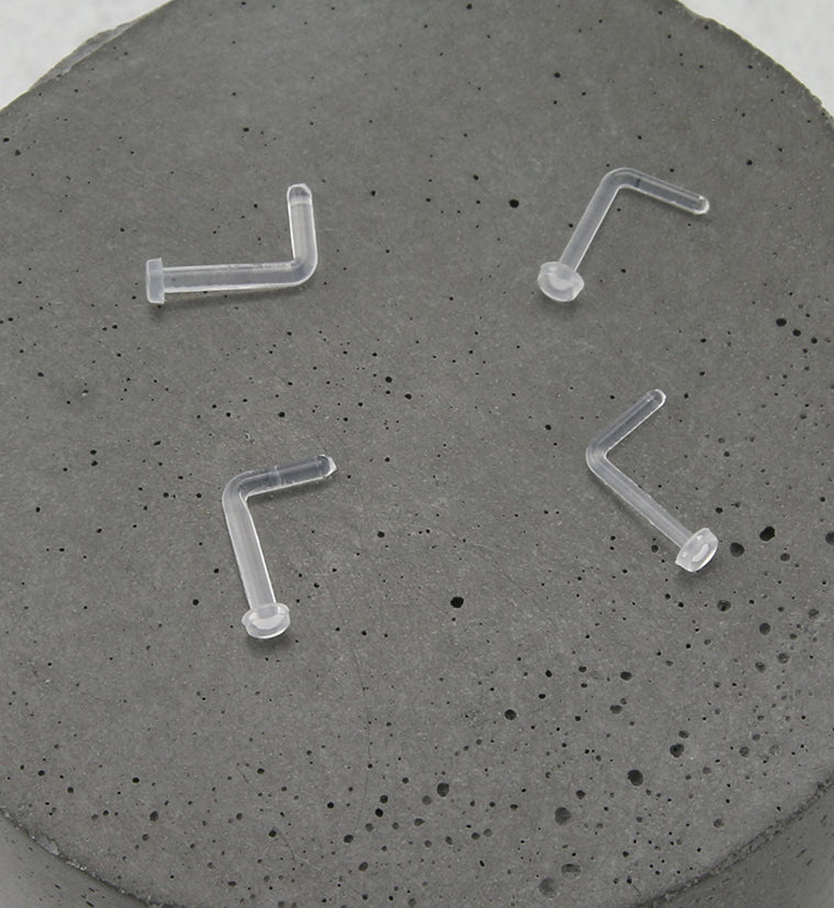 Clear Disk L Bend Nose Retainer