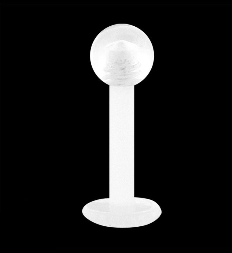 Clear Lip / Labret Stud Retainer