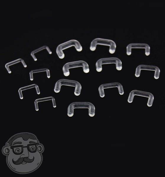 Clear Septum Jewelry Clear Septum Retainer 16G-10G