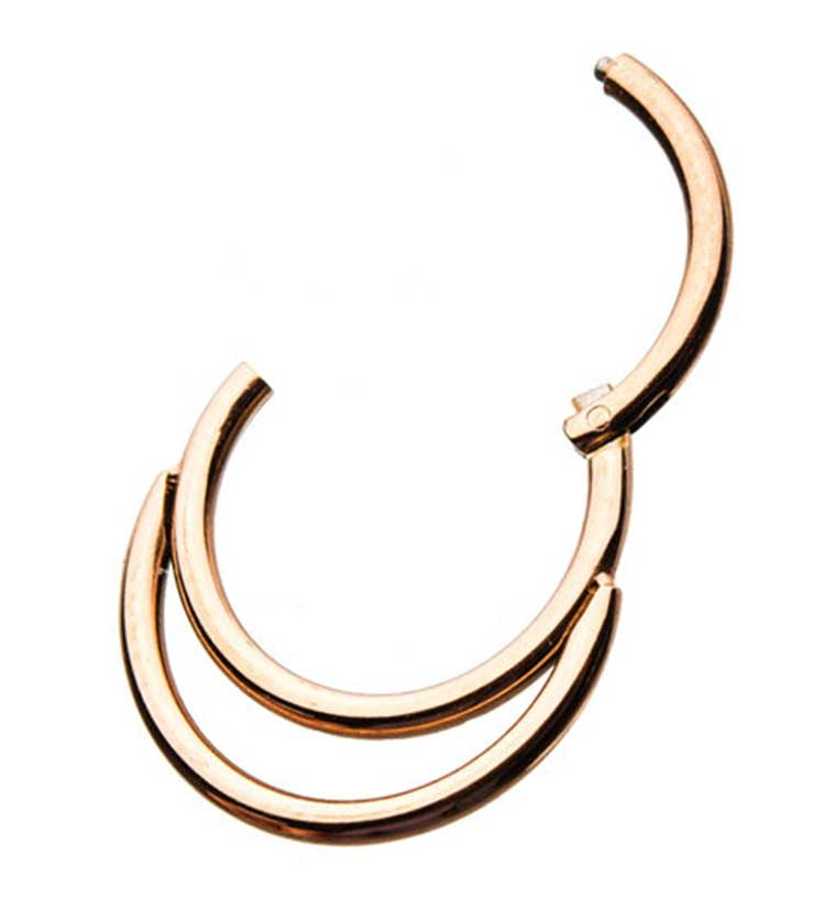 Gold PVD Excel Hinged Segment Ring