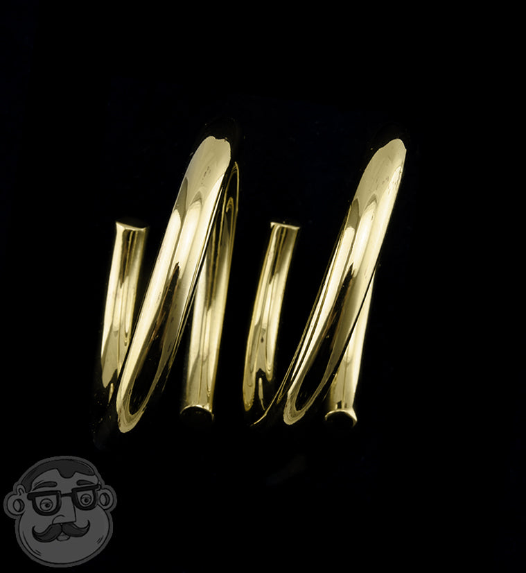 Coil Brass Ear Weights