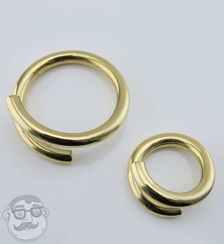 Coil Brass Ear Weights