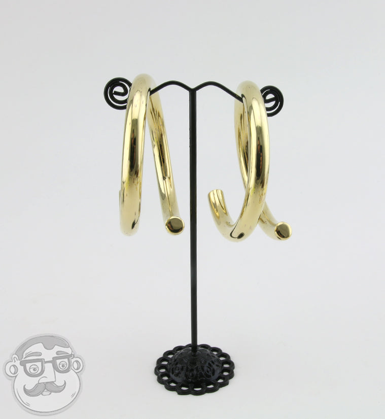 Coil Brass Ear Weights