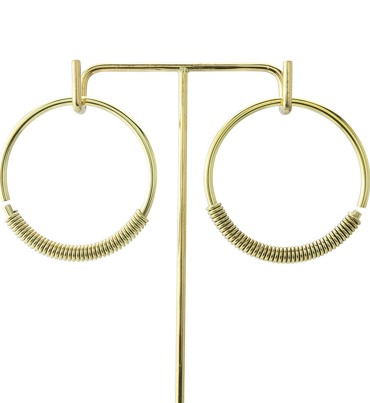 Coil Hoop Brass Ear Weights