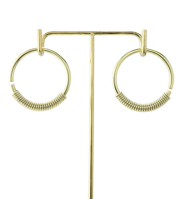 Coil Hoop Brass Ear Weights
