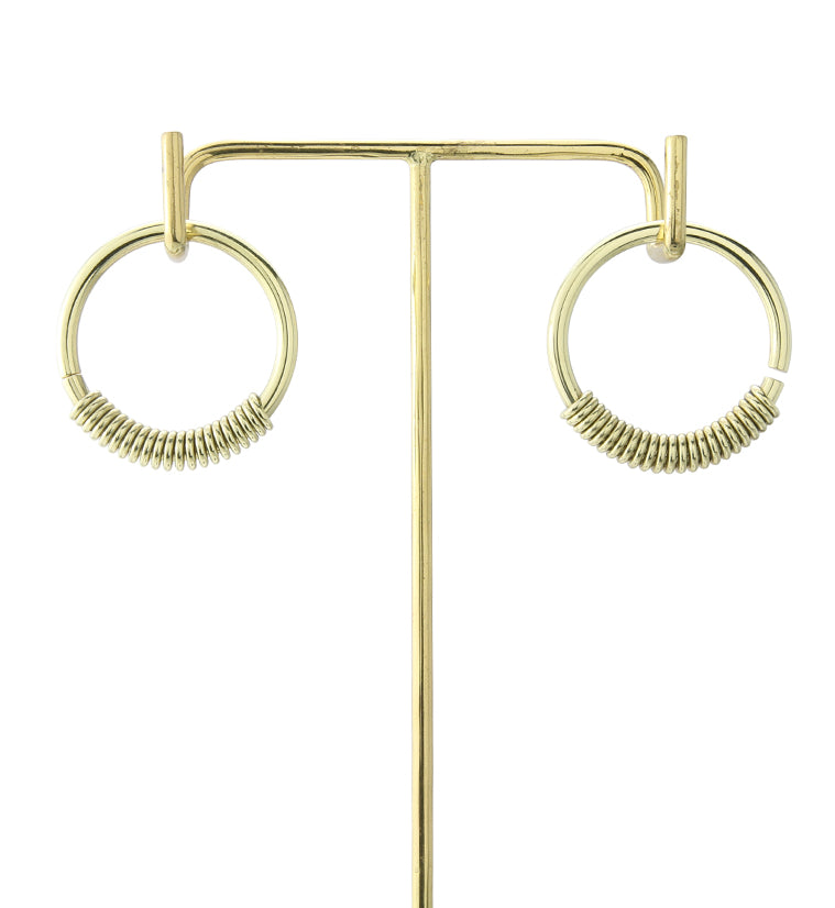 Coil Hoop Brass Ear Weights