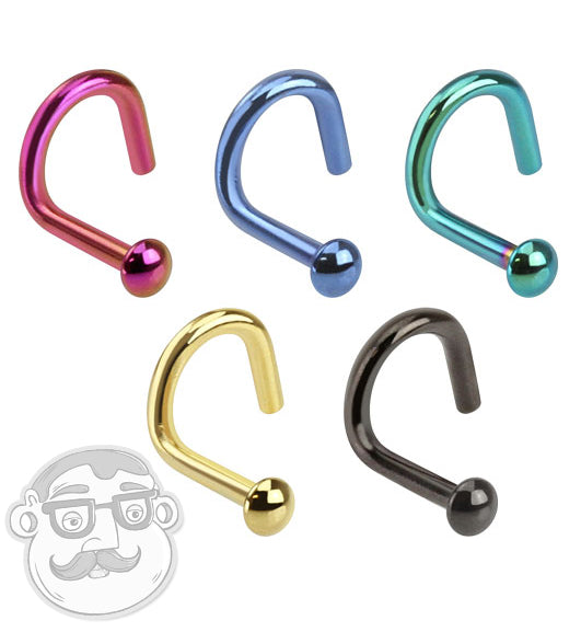 Dome Color Stainless Steel Nose Screws