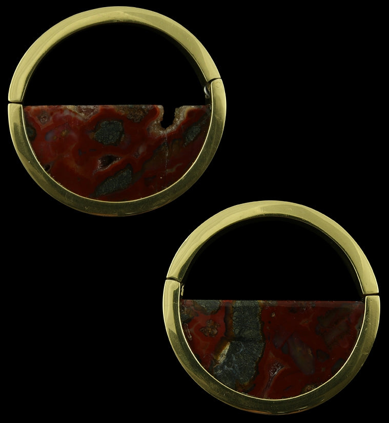 Colure Maligano Jasper Stone Ear Weights