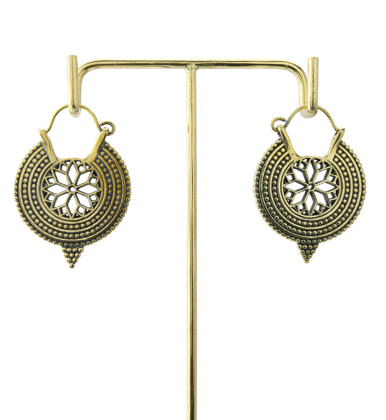 Compass Brass Hangers / Earrings