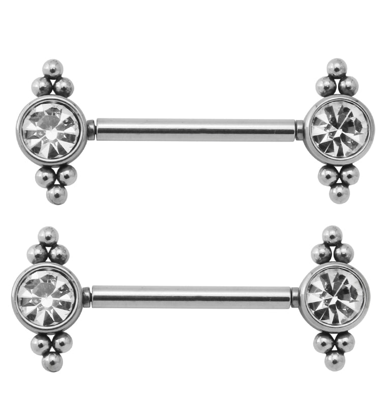 14G Covey Threadless Nipple Ring Barbells