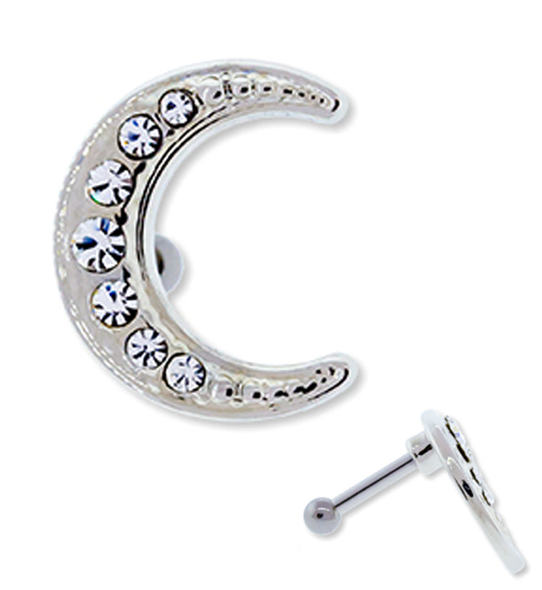 16G Crescent Moon Cartilage Barbell