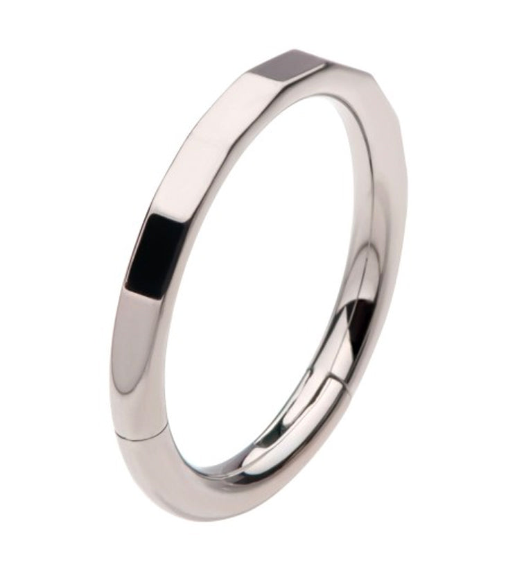 Crinkle Titanium Hinged Segment Ring