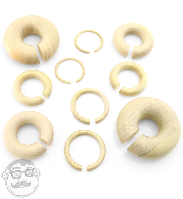 Crocodile Wooden Hoop Plugs