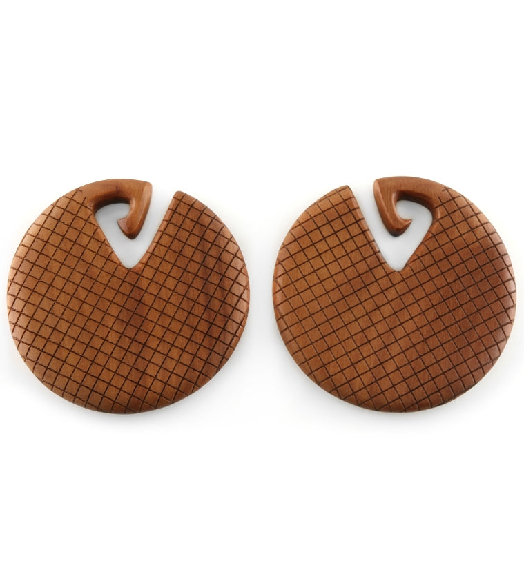 Crosshatch Saba Wooden Ear Weights