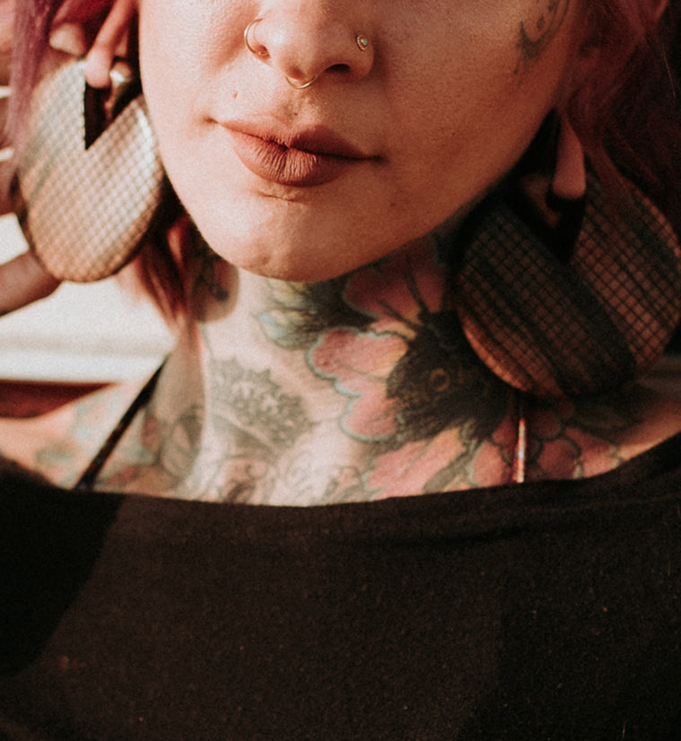 Crosshatch Saba Wooden Ear Weights