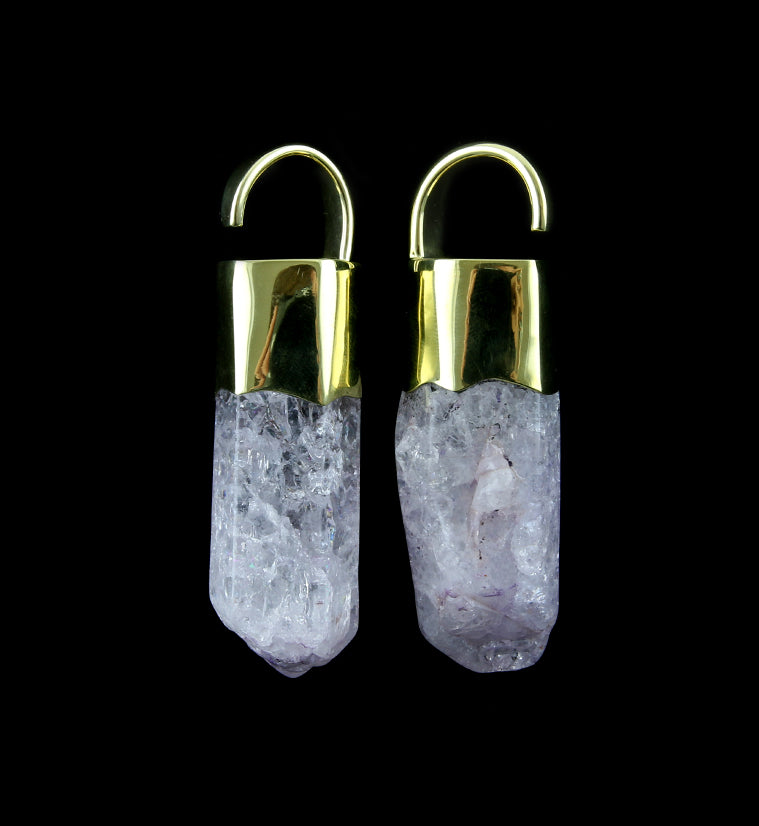 Crystal Brass Ear Weights