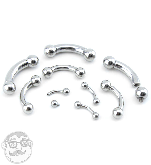Stainless Steel Internally Threaded Curved Barbell