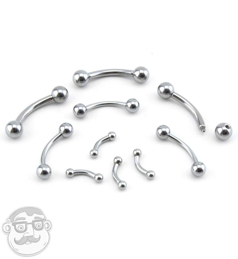 Stainless Steel Curved Barbell