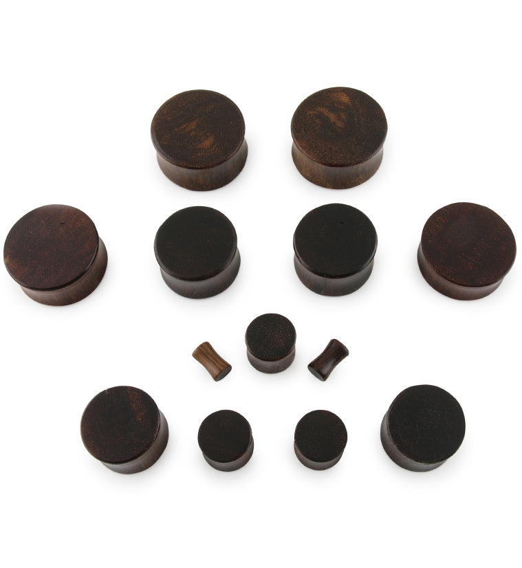 Dark Tamarind Wood Plugs