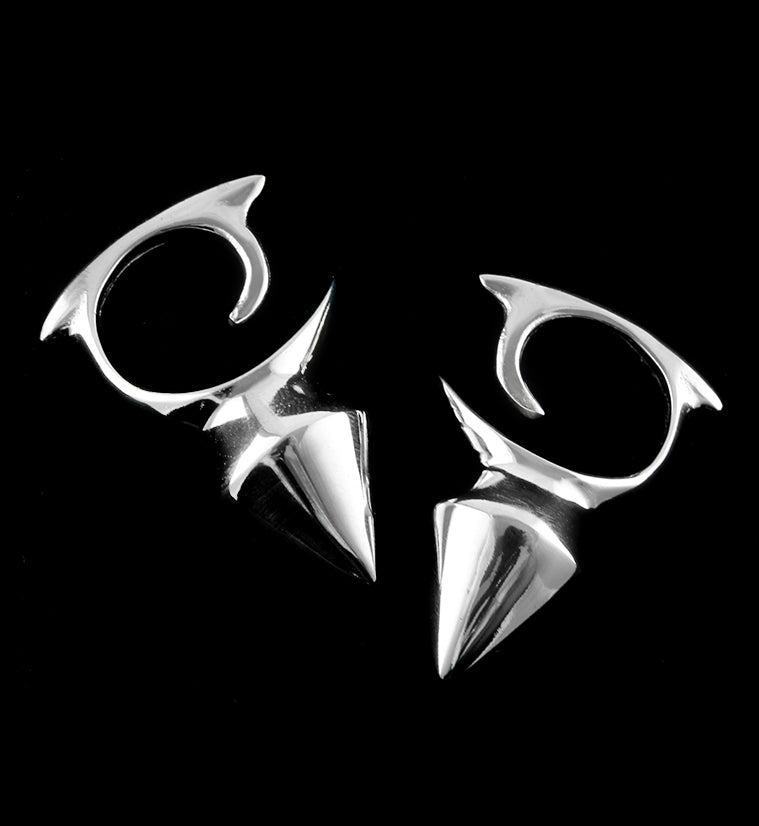 Dayak White Brass Ear Weights