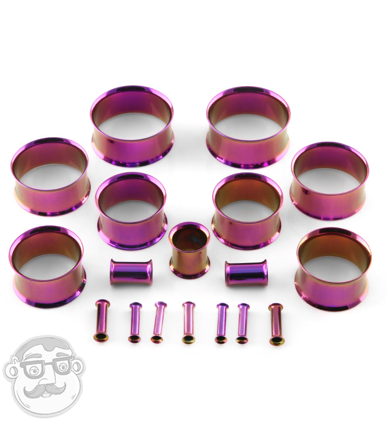 Purple Tunnels Plugs Earlets