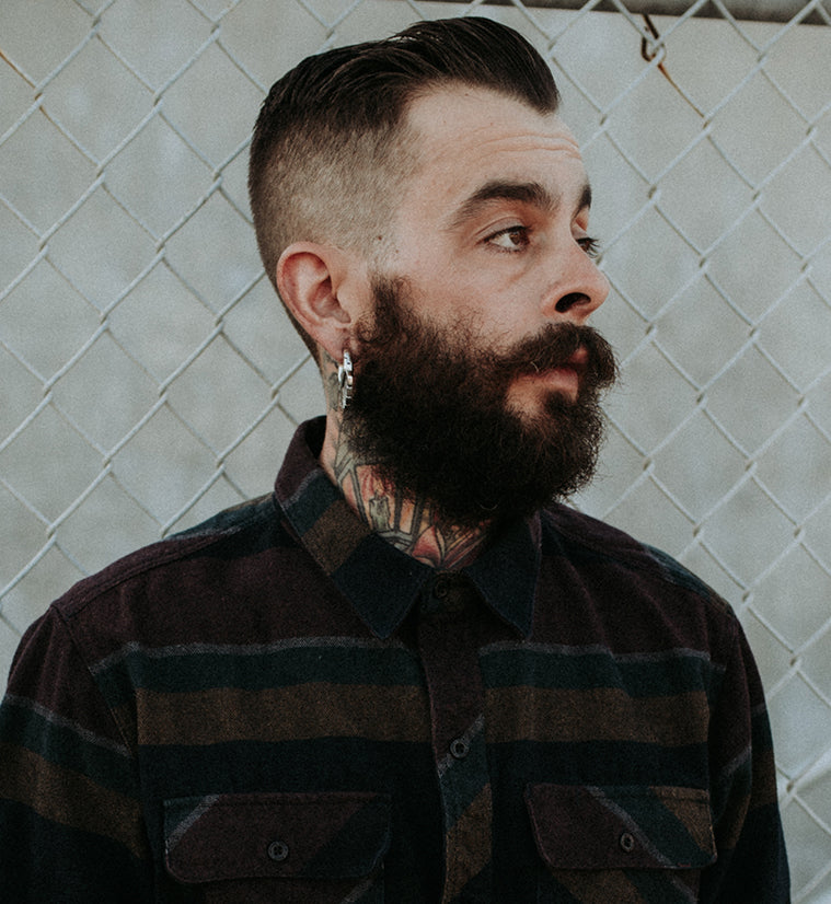 Stroke White Brass Hinged Ear Weights