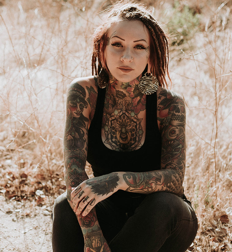 Silver Plica Brass Earrings - Weights