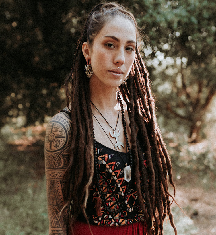 Gaudy White Brass Ear Weights