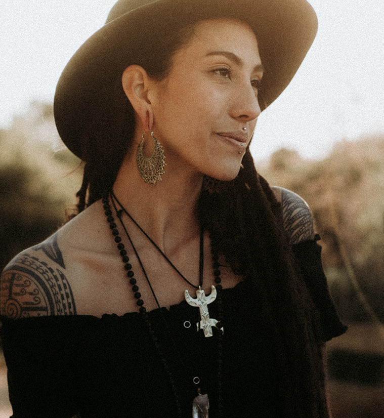 18G Garnish White Brass Hangers - Earrings