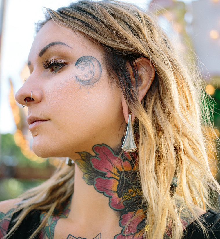 Vane White Brass Ear Weights