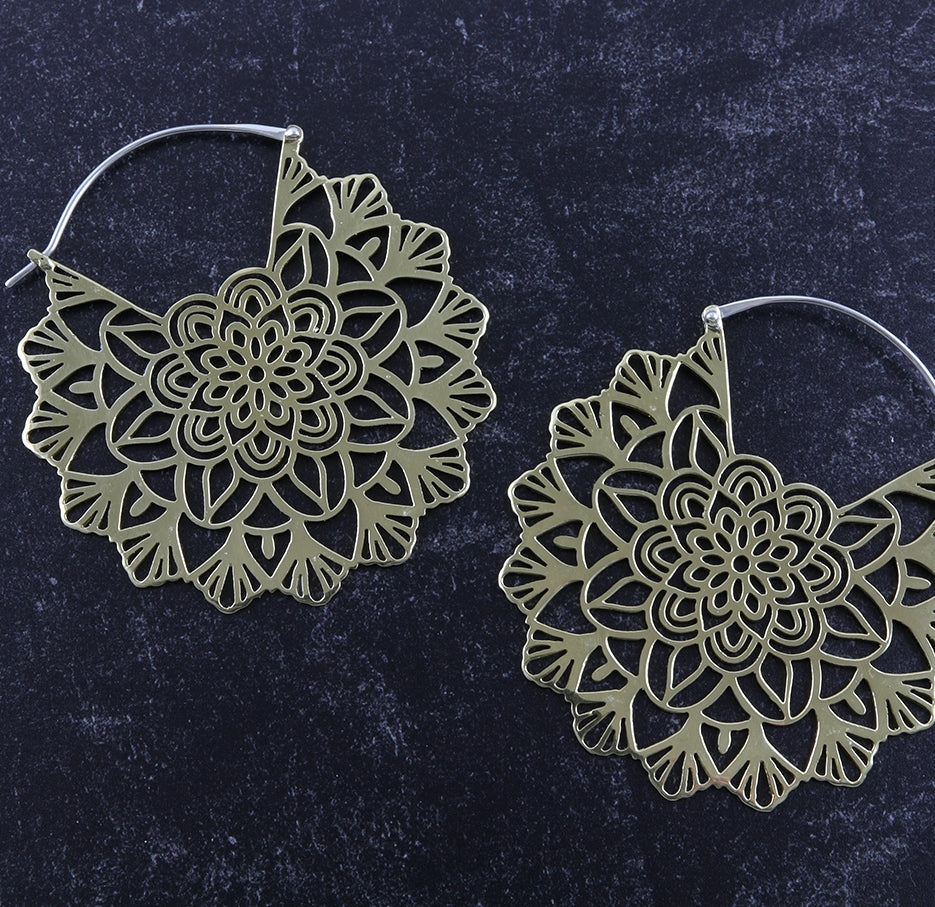 Motley Brass Earrings / Weights