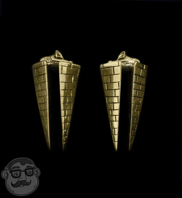Sphinx Brass Ear Weights / Hangers