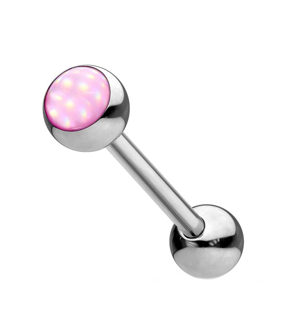 Pink Escent Stainless Steel Barbell