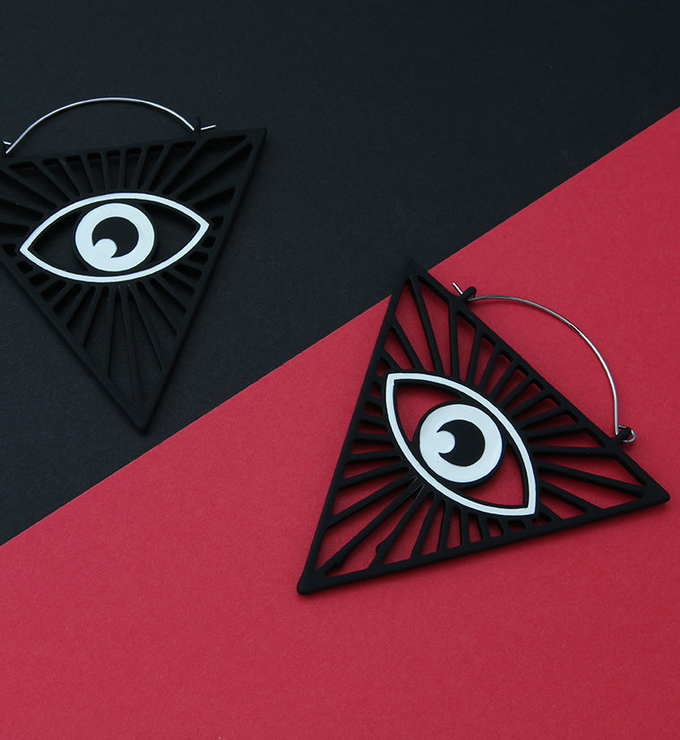 Black Eye of Providence Plug Hoops