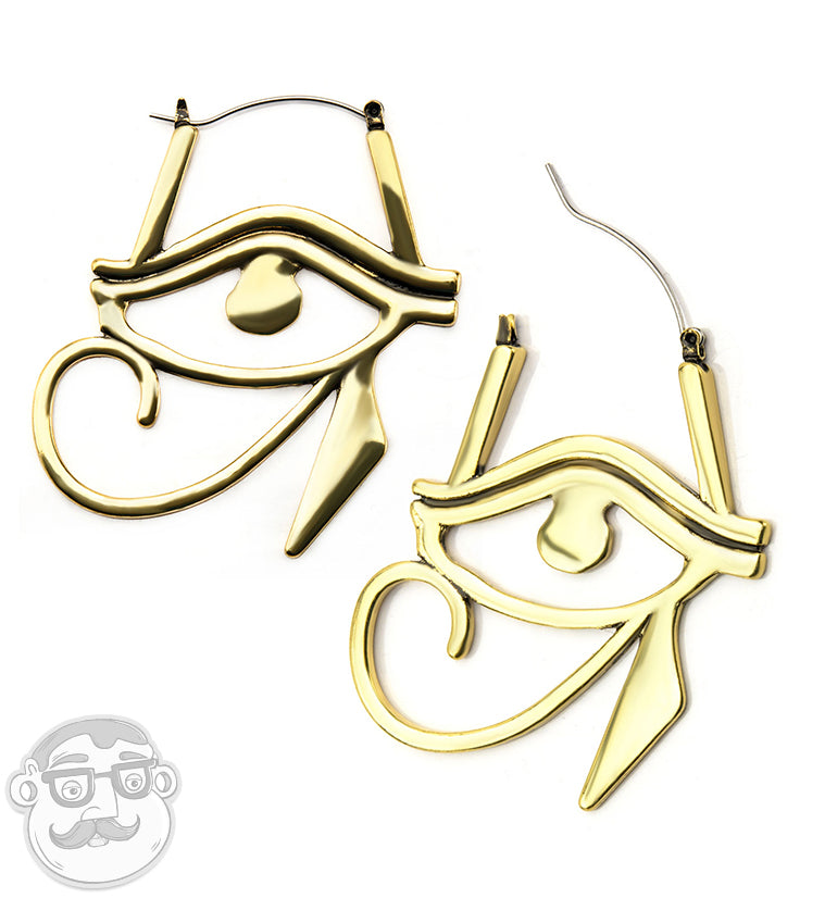 Eye of Horus Plug Hoops