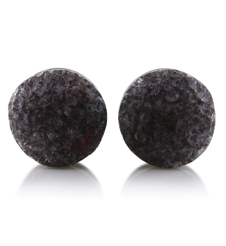 Raw Amethyst Plugs 15/16" (24mm) Version 2
