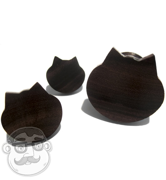 Wooden Cat Plugs