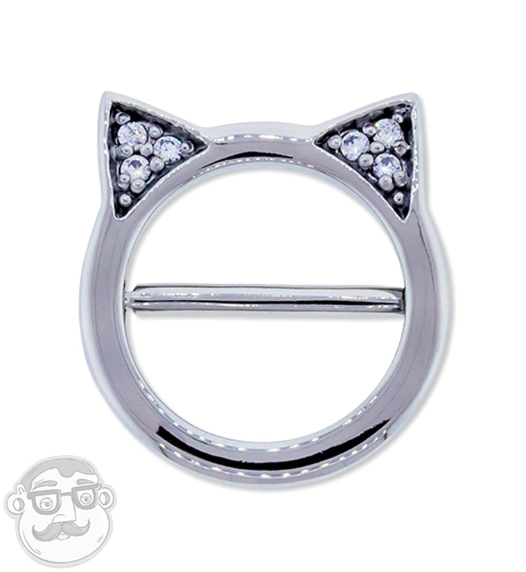 Feline Stainless Steel Nipple Clicker Ring