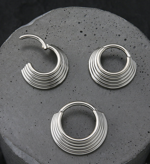 Five Layered Titanium Hinged Segment Ring