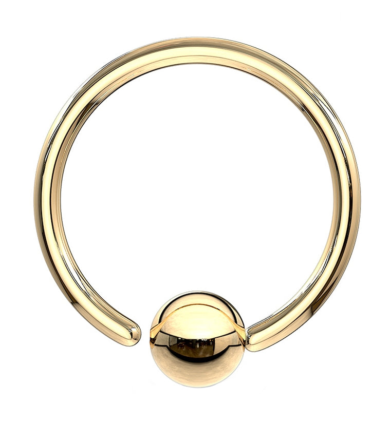thumbnail image 2 of Stainless Steel Twisted Fixed Ball Captive Ring – 8mm Nose Hoop, 20 Gauge 2 of 6