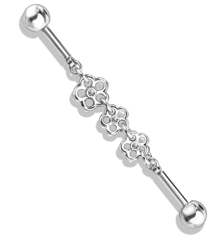 Flower Linked Industrial Barbell
