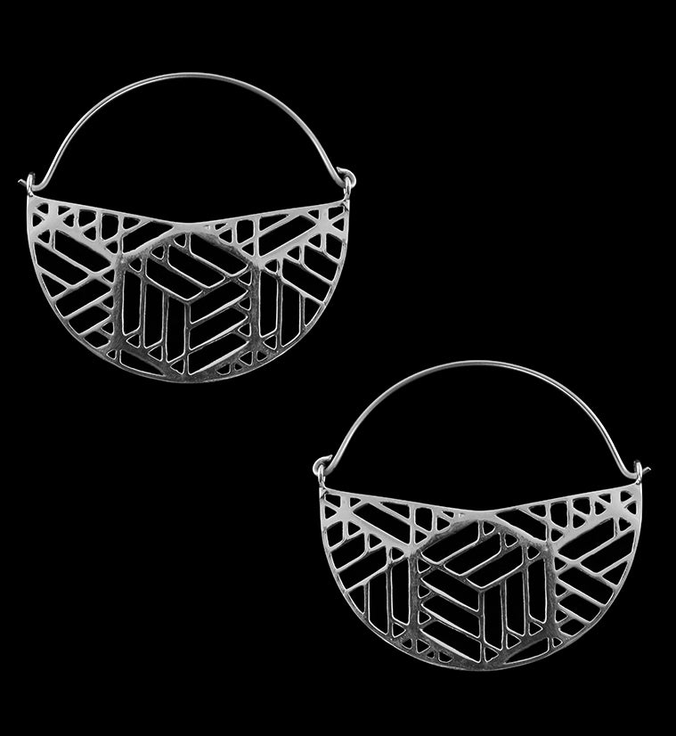 Silver Fuse Titanium Hangers / Earrings