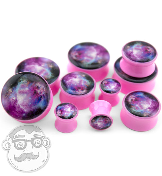 Pink Galaxy Plugs
