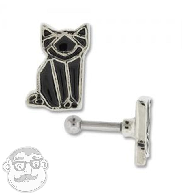 Geo Cat Tragus / Cartilage Barbell