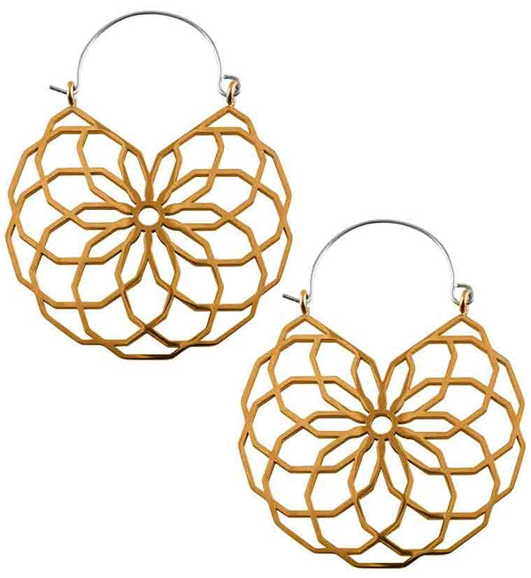 20G Rose Gold Bloom Hangers / Earrings
