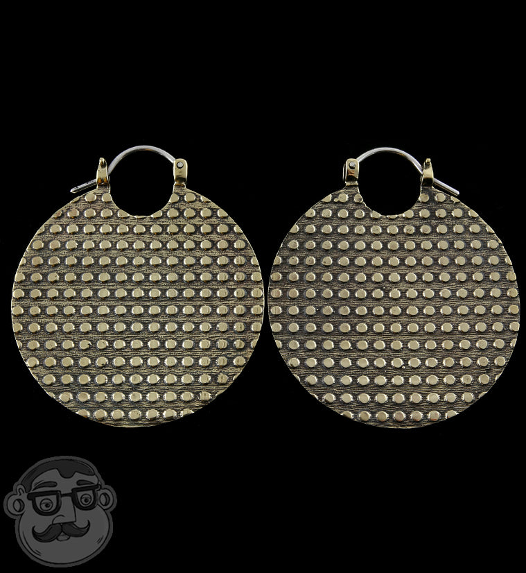 Gilmore Brass Earrings / Weights