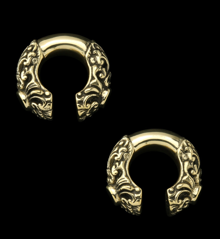 Gilt Brass Ear Weights
