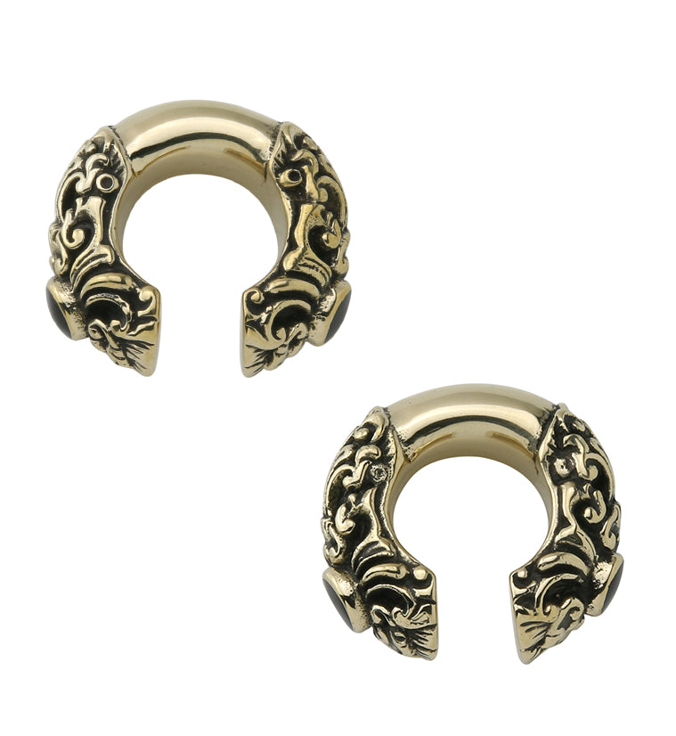 Gilt Brass Ear Weights